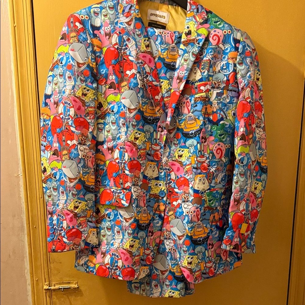 OppoSuits Colorful Cartoon Print Suits